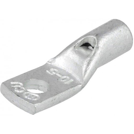 VA01-0045 PK105; Ring tube terminal; M5; 10mm2; crimped; for cable; tinned; L: 32mm; OUNEVA