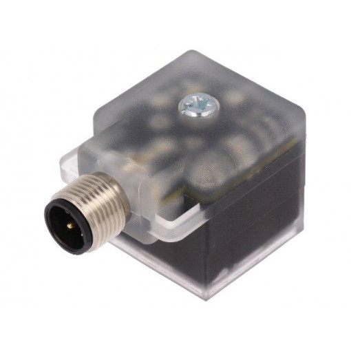 28993 VAD 1B-1-3-M12-5; Adapter; M12 male,DIN 43650 plug; PIN: 3; angled 90°; Case: form A; LUMBERG AUTOMATION 28993 VAD 1B-1-3-M12-5; Adapter; M12 male,DIN 43650 plug; PIN: 3; angled 90°; Case: form A; LUMBERG AUTOMATION