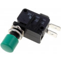 VAQ-4-10-1C-G; Switch: push-button; Pos: 2; SPDT; 10A/250VDC; ON-(ON); Ø: 13mm; HIGHLY