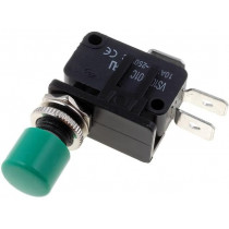 VAQ-4-10-1C-G; Switch: push-button; Pos: 2; SPDT; 10A/250VDC; ON-(ON); Ø: 13mm; HIGHLY