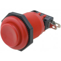 VAQ-7R-15-1C2-1; Switch: push-button; Pos: 2; SPDT; 10A/250VDC; ON-(ON); Ø: 23.6mm; HIGHLY