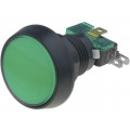 ; Switch: push-button; Pos: 2; SPDT; 10A/250VAC; ON-(ON); green; HIGHLY