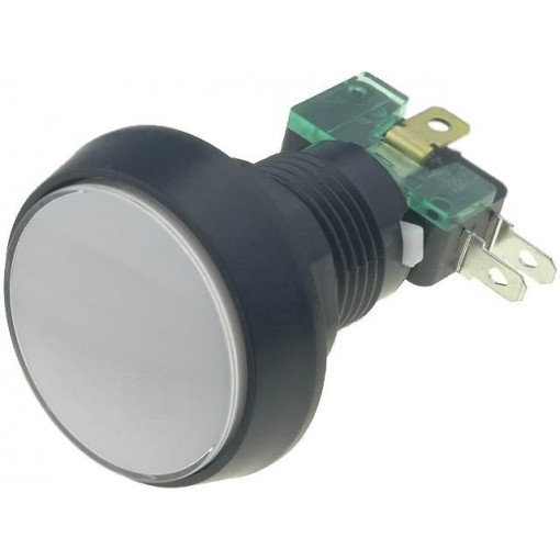 ; Switch: push-button; Pos: 2; SPDT; 10A/250VAC; ON-(ON); white; HIGHLY