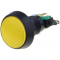 ; Switch: push-button; Pos: 2; SPDT; 10A/250VAC; ON-(ON); yellow; HIGHLY