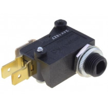 VAQ-OV-15-1C5; Switch: push-button; Pos: 2; SPDT; ON-(ON); Leads: connectors; OMRON