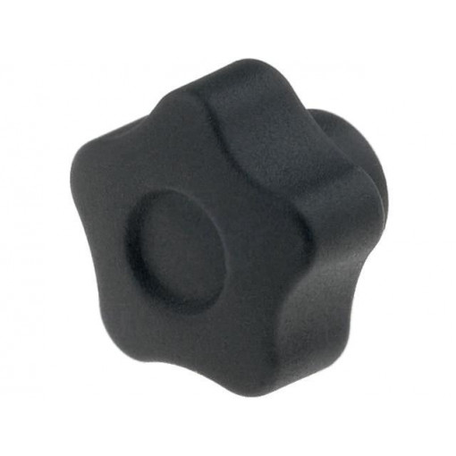 VCT.25 B-M5; Knob; Ø: 25mm; Int.thread: M5; 10mm; H: 19mm; technopolymer (PA); ELESA+GANTER