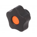 VCT.32 B-M6-C2; Knob; Ø: 32mm; Int.thread: M6; 12mm; H: 23mm; technopolymer (PP); ELESA+GANTER
