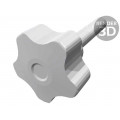 VCT.32 P-M8X40-C9; Knob; Ø: 32mm; Ext.thread: M8; 40mm; H: 23mm; technopolymer (PP); ELESA+GANTER