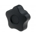 VCT.40B-M8; Knob; Ø: 40mm; Int.thread: M8; 18mm; H: 27mm; technopolymer (PP); ELESA+GANTER VCT.40B-M8; Knob; Ø: 40mm; Int.thread: M8; 18mm; H: 27mm; technopolymer (PP); ELESA+GANTER
