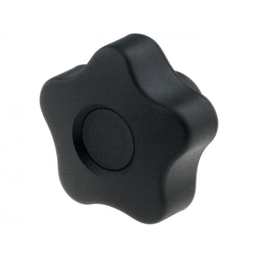 VCT.40B-M8; Knob; Ø: 40mm; Int.thread: M8; 18mm; H: 27mm; technopolymer (PP); ELESA+GANTER