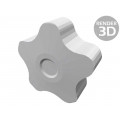 VCT.50 B-M12-C6; Knob; Ø: 50mm; Int.thread: M12; 20mm; H: 32mm; technopolymer (PP); ELESA+GANTER VCT.50 B-M12-C6; Knob; Ø: 50mm; Int.thread: M12; 20mm; H: 32mm; technopolymer (PP); ELESA+GANTER