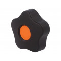 VCT.50 B-M8-C2; Knob; Ø: 50mm; Int.thread: M8; 20mm; H: 32mm; technopolymer (PP); ELESA+GANTER VCT.50 B-M8-C2; Knob; Ø: 50mm; Int.thread: M8; 20mm; H: 32mm; technopolymer (PP); ELESA+GANTER