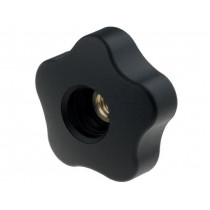 VCT.50 FP-M10; Knob; Ø: 50mm; Int.thread: M10; 20mm; H: 32mm; technopolymer (PP); ELESA+GANTER