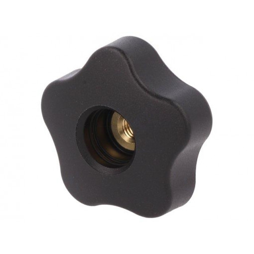 VCT.50 FP-M8; Knob; Ø: 50mm; Int.thread: M8; 20mm; H: 32mm; technopolymer (PP); ELESA+GANTER