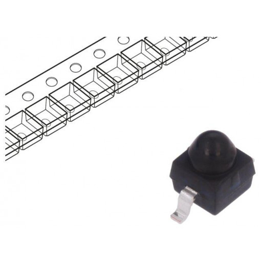 VEMT2020X01; Phototransistor; Gull wing; λp max: 860nm; 20V; 15°; Lens: black; VISHAY