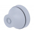 100292; Grommet; with bulkhead; Ømount.hole: 23mm; EPDM; dark grey; IP67; TRELLEBORG
