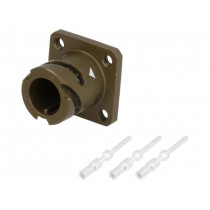 VG95234B1-10SL-3PN; Connector: circular; VG95234; socket; male; PIN: 3; with contacts; AMPHENOL