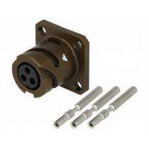 VG95234B1-10SL-3SN; Connector: circular; VG95234; socket; female; PIN: 3; with contacts; AMPHENOL