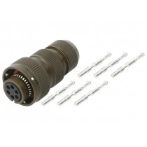 VG95234M-14S-6SN; Connector: circular; VG95234; plug; female; PIN: 6; with contacts; AMPHENOL