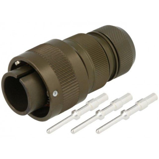 VG95234M-16-10PN; Connector: circular; VG95234; socket; male; PIN: 3; with contacts; AMPHENOL