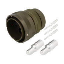 VG95234M-32-1PN; Connector: circular; VG95234; plug; male; PIN: 5(2+3); for cable; AMPHENOL