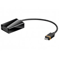 61751; Adapter; Slim Port; D-Sub 15pin HD socket,USB B micro plug; Goobay 61751; Adapter; Slim Port; D-Sub 15pin HD socket,USB B micro plug; Goobay