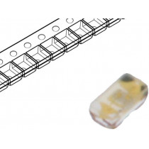 VLMB1500-GS08; LED; SMD; 0402; blue; 11.2÷45mcd; 1x0.5x0.35mm; 130°; 2.65÷3.15V; VISHAY