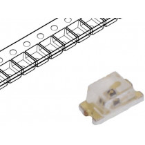 VLMO1300-GS08; LED; SMD; 0603; orange; 45÷90mcd; 1.6x0.8x0.8mm; 130°; 2÷2.4V; 20mA; VISHAY