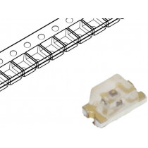 VLMS1300-GS08; LED; SMD; 0603; red; 18÷54mcd; 1.6x0.8x0.8mm; 130°; 2÷2.4V; 20mA; VISHAY