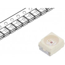 VLMS33S1U1-GS08; LED; SMD; 3528,PLCC2; red; 180÷560mcd; 3.5x2.8x1.75mm; 60°; 30mA; VISHAY