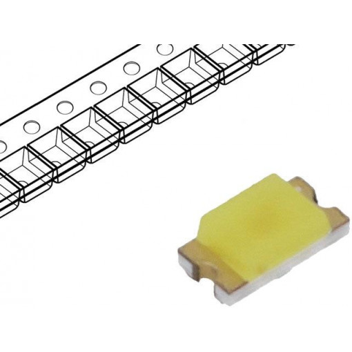 VLMW1300-GS08; LED; SMD; 0603; white cold; 45÷180mcd; 7000K; 130°; 5mA; 2.7÷3.15V; VISHAY