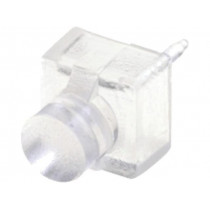 VLP-200-F; Fibre for LED; round; Ø3mm; Front: convex; BIVAR