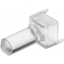 VLP-400-R; Fibre for LED; round; Ø3mm; Front: convex; BIVAR