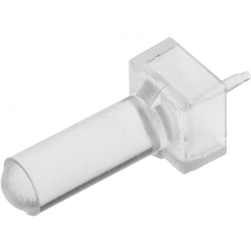 VLP-450-R; Fibre for LED; round; Ø3mm; Front: convex; BIVAR