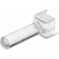 VLP-550-R; Fibre for LED; round; Ø3mm; Front: convex; BIVAR VLP-550-R; Fibre for LED; round; Ø3mm; Front: convex; BIVAR