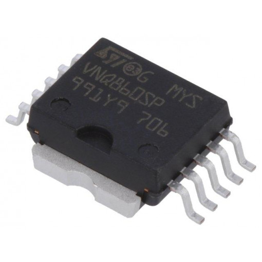 VNQ860SP-E; IC: driver; high-side; 250mA; 90W; Channels: 4; PowerSO10; 5.5÷36V; STMicroelectronics
