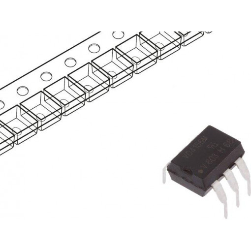 VO4156M-X006; Optotriac; 4.42kV; zero voltage crossing driver; DIP6; 5kV/μs; VISHAY