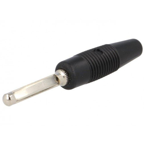 VON20SW; Plug; 4mm banana; 16A; 60VDC; black; non-insulated; 3mΩ; 2.5AWG; HIRSCHMANN T&M