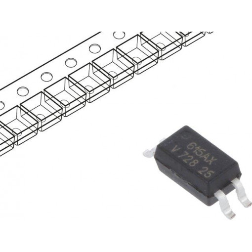 VOS615A-X001T; Optocoupler; SMD; Channels: 1; Out: transistor; Uinsul: 3.75kV; VISHAY