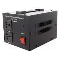 VP-1000VA; Autotransformer; 230/120VAC; Power: 1000VA; Usec.1: 120V; VOLT POLSKA