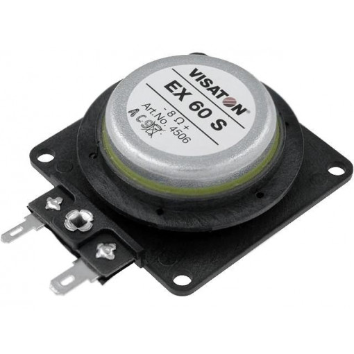 4506; Loudspeaker; without membrane; 25W; 8Ω; 58x58x21mm; VISATON