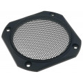1138; Loudspeaker grille; 82x82x6mm; Mat: polycarbonate; VISATON 1138; Loudspeaker grille; 82x82x6mm; Mat: polycarbonate; VISATON