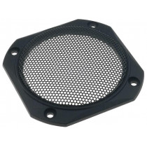 1138; Loudspeaker grille; 82x82x6mm; Mat: polycarbonate; VISATON