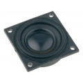 2826; Loudspeaker; miniature; 0.5W; 8Ω; 23x23x8.5mm; 300÷19000Hz; IP64; VISATON 2826; Loudspeaker; miniature; 0.5W; 8Ω; 23x23x8.5mm; 300÷19000Hz; IP64; VISATON