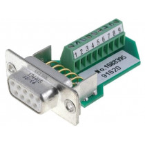 VS-09-BU-DSUB/9-MPT-0,5 1688395; D-Sub; PIN: 9; plug; female; for cable; screw terminal; 5A; 60V; PHOENIX CONTACT