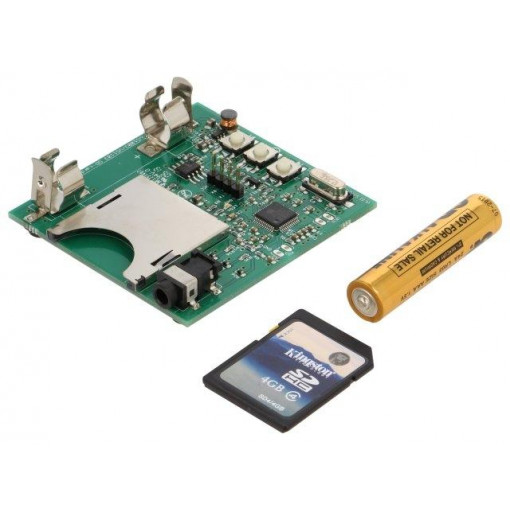 VS1003 SD CARD MINI PLAYER; Dev.kit: demonstration; VS1003; Jack 3,5mm; prototype board; VLSI