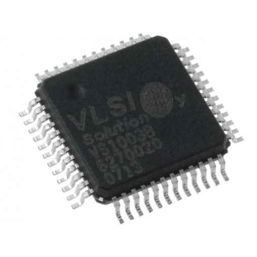 VS1003B-L; Audio codec; ADPCM,MIDI,MP3,WMA; SPI,UART; LQFP48; VLSI VS1003B-L; Audio codec; ADPCM,MIDI,MP3,WMA; SPI,UART; LQFP48; VLSI