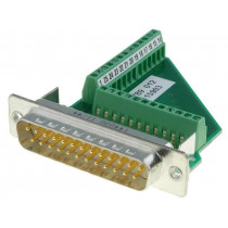 VS-25-ST-DSUB/25-MPT-0,5 1689789; D-Sub; PIN: 25; plug; male; for cable; screw terminal; 5A; 60V; PHOENIX CONTACT
