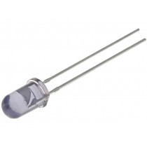 VTE1291W-2H; IR transmitter; 880nm; 25mW; 25°; THT; Dim: Ø6.4mm; Excelitas