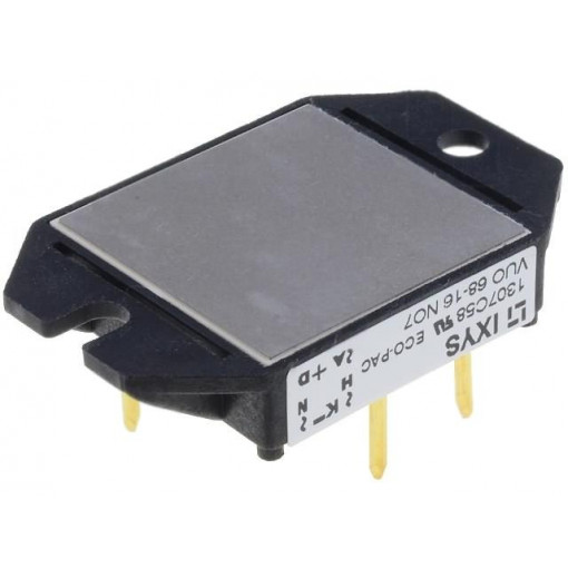 VUO68-16NO7; Three-phase bridge rectifier; Urmax: 1.6kV; If: 68A; Ifsm: 300A; IXYS